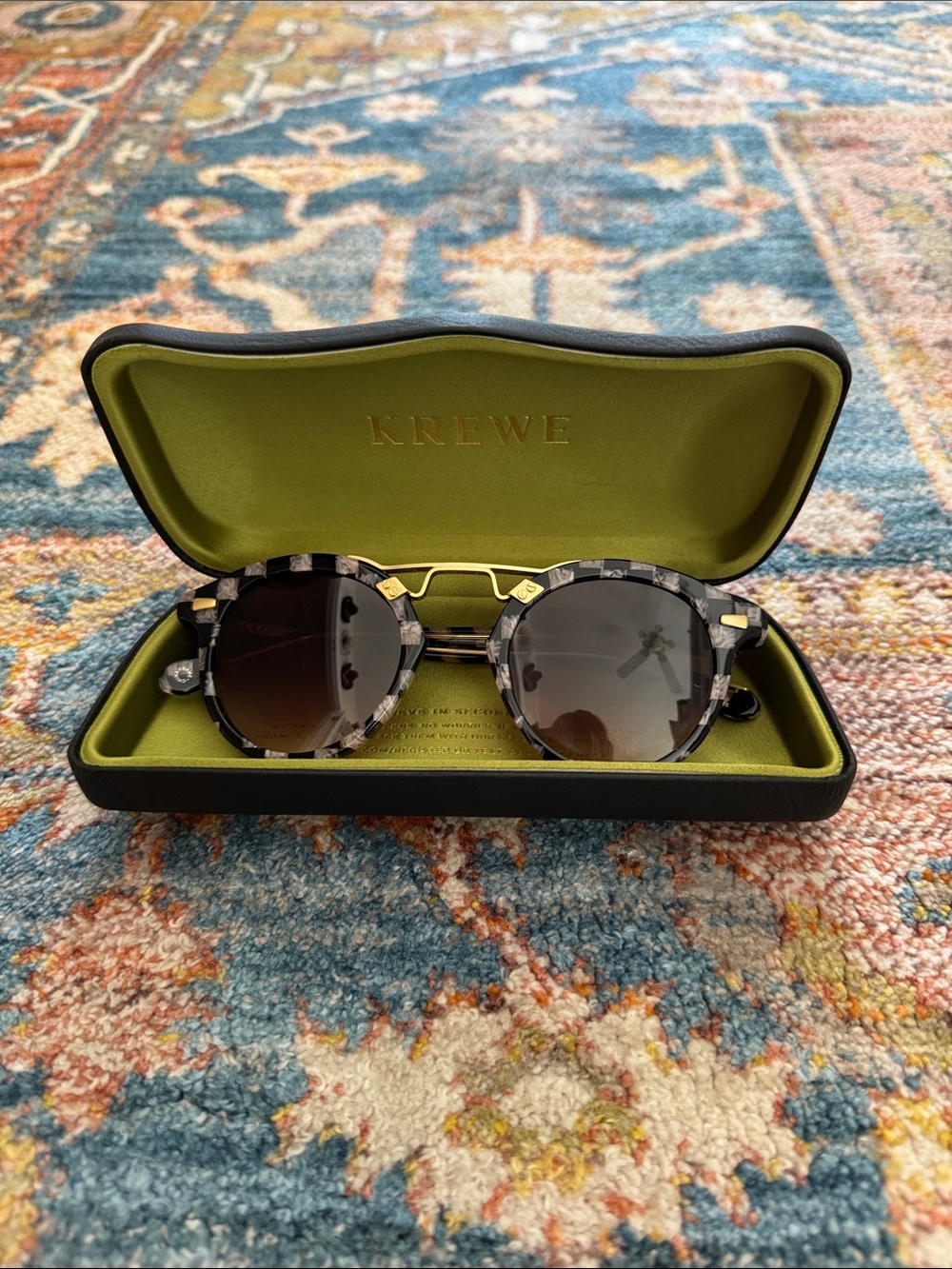 Krewe STL II | HARLEQUIN 18K Sunglasses
